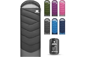 Sleeping Bags for Adults Cold Weather,Portable, Waterproof,Lightweight Sleeping Bag for Tall Girls Boys with Compression Sack