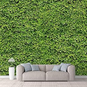 Wall Mural Garden Lawn Green Grass Natural Scenery Removable Self-Adhesive Large Wallpaper - 66x96 inches