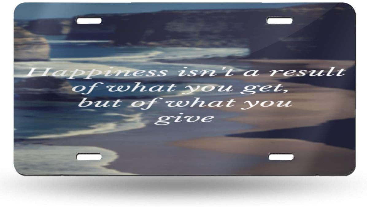 Inspirational Quote Interesting Personality License Plate