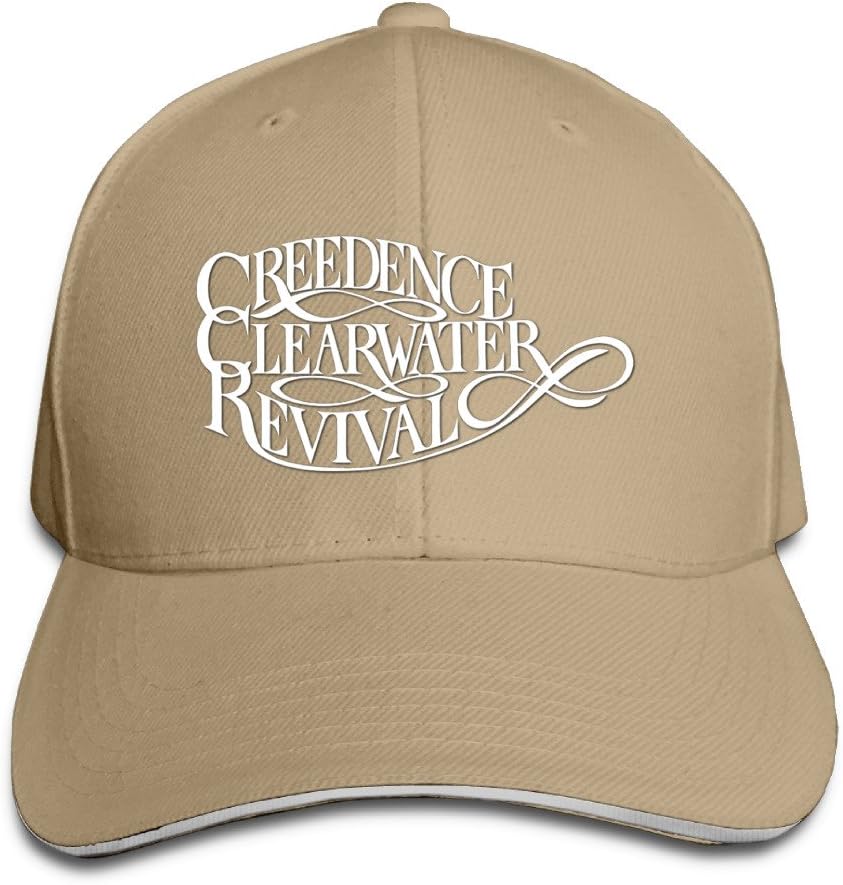 Creedence Clearwater Revival Rock Band Logo Sports Hat Sandwich Peaked Caps