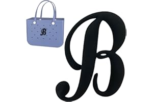 TOYORK Bag Charms for Bogg Bag Accessories Decorative Bogg Bag Charms Insert Alphabet Lettering for Beach Tote Rubber Beach Bag