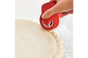 RASTKY Cake Decorating Wheel, Pastry Wheel with New Design for Perfect Grill Cakes, Plastic Spiral Pattern for Uniform Strips