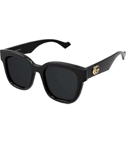 Gucci Women's GG1534S Sunglasses, Black-Black-Grey, One Size at