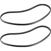 MaxLLTo 2 Pack Replacement Belt for Harbor Freight Central Machinery Mini Wood Lathe 65345 Model (24" Internal Length 4 Rib)