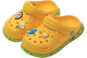 YSIMPAONK Toddler Kids Boys Girls Cute Garden Water Clogs Sandals Slip On Shoes Slipper Slides Lightweight Outdoor Summer Inf