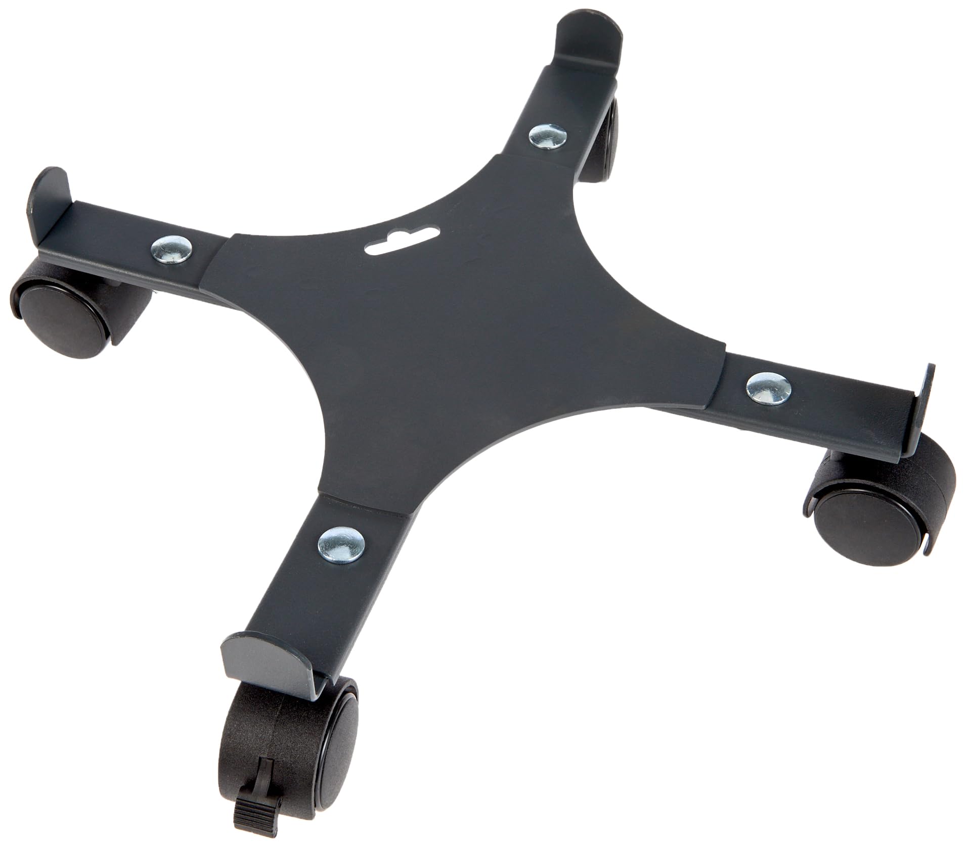 Louis Moulin Base with 4 castors for Pots, extensible, Grey, 35 x 35 x 8 cm, Hammered 8001