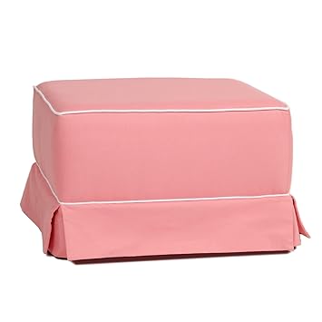 baby pink ottoman