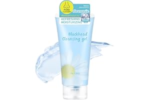 Chamomile Blackhead Cleansing Gel, Purifying Exfoliating Gel for Blackheads & Pores, Deep Cleansing Moisturizing Gels for fac