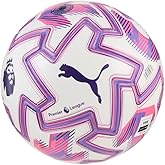PUMA Unisex Orbita Pro Premier League Soccer Ball (FIFA Quality Pro), White-Multicolor AH25, 5