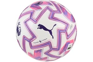 Puma Unisex Orbita Pro Premier League Soccer Ball (FIFA Quality Pro), White-Multicolor AH25, 5
