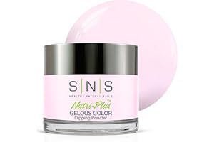 SNS HEALTHY NATURAL NAILS SNS Nail Dip Powder, Gelous Color Dipping Powder - Camino Royale (Natural, Nudes, Pink/Pastel, Cream) - Long-Lasting Dip Nail Color Lasts 14 Days - Low-Odor & No UV Lamp Required - 1oz