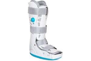 Tairibousy Medical Inflatable Tall Walking Boot Long Orthopaedic Boot Fracture Boot Ultralight Walking Boot for Sprained Ankle Stress Fracture Broken Foot or Achilles Tendonitis (M)