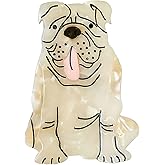 Dog Hair Claw Clips, Funny Small Claw Clip for Girls, Cute Animal Hair Clips for Women, Unique Hair Accessories (Shar Pei)