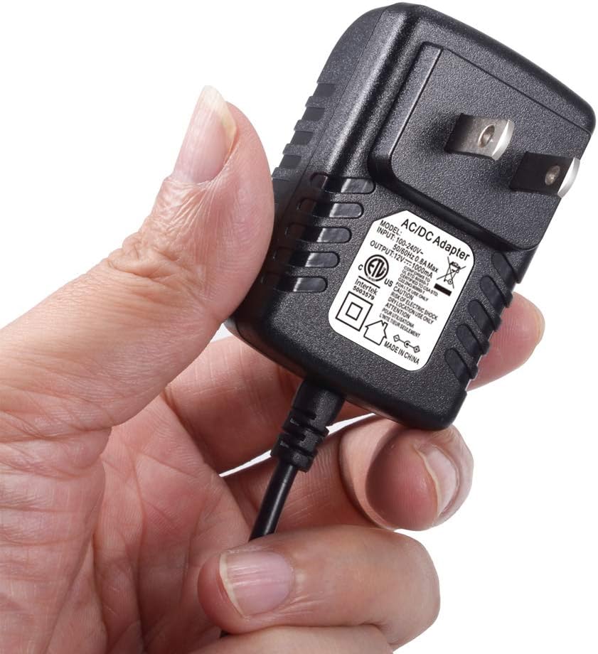 SoulBay 12V 1A AC Adapter Charger Replacement w/8 Tips, Regulated Power Supply Cord for LED Strip Light, CCTV Camera, BT Speaker, GPS, Webcam, Router, DC12V Transformer with ETL Certificate: Home Audio & Theater