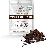 Vanilla Bean Powder - 100% Pure Ground Madagascar Vanilla Powder - For Cooking, Baking, & Additional Flavoring - Add To Coffe