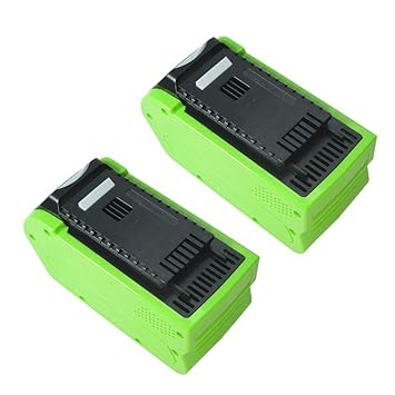 Trade-Shop Premium Li-Ion Akku, 40V / 5000mAh / 200Wh für Greenworks G-MAX Heckenschere 22637T 22147T, Kettensäge 20117 20077