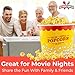 Greaseproof, Retro 85oz Popcorn Buckets 50 Pack. Reusable and Durable Pop Corn Tubs in Red Yellow. Large Disposable Containers Perfect For Movie Night, Theme Party, Theater, Carnivals & Fundraisers