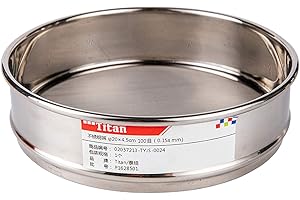 Adamas-Beta φ20×4.5cm 100 Mesh 304 Stainless Lab Sieves Economy Test Sieve 304 Stainless Steel Wire Cloth（0.154mm）