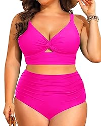 Daci Plus Size Two Piece Swimsuits - Women High