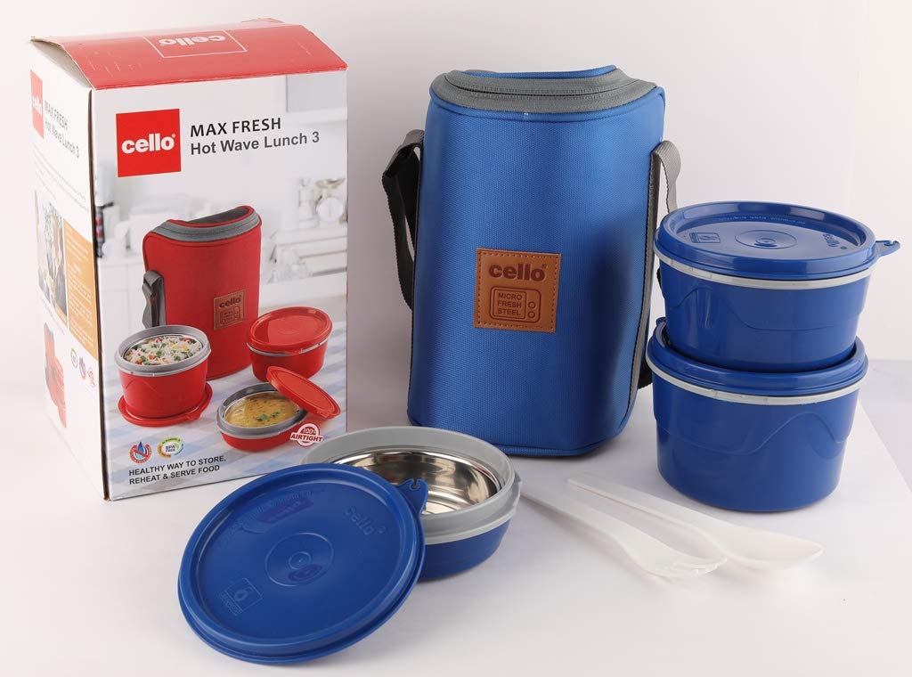 cello lunch box with bag