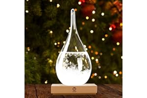 GM GMISS Storm Glass Gifts Bottle Decorations Home and Office Decoration Glass Bottle Drop Desktop Decoration Crafts of Choice New Year Gifts Also Represents The Meaning of The Relationship