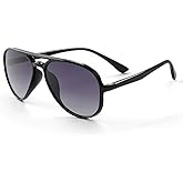 FONHCOO Kids Polarized Sunglasses for Girls Boys Aviator Toddler Sunglasses with Flexible Frame, UV400 Protection, Age 5-12