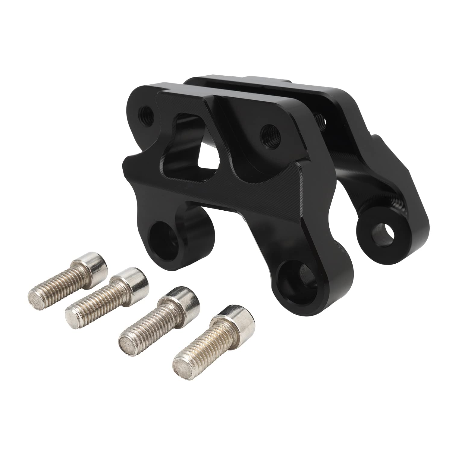 Sur Ron Foot Peg Bracket Support,Footpegs Lowering Bracket CNC Aluminum For Sur Ron S/X Segway X160/X260 Electric Dirt Bike-Black