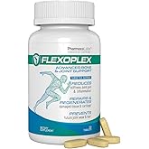 FLEXOPLEX Advanced Bone & Joint Support Supplement | Promotes Healthy Joint Function & Relief from Joint Discomfort | Enhance Cartilage Flexibility & Range of Motion - 120 Count (Pack of 1)