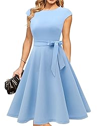 DRESSTELLS Women's Cocktail Dresses, Blue Spring