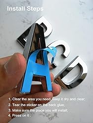 HopeWan Mailbox Letters A B C D, Door Letters for