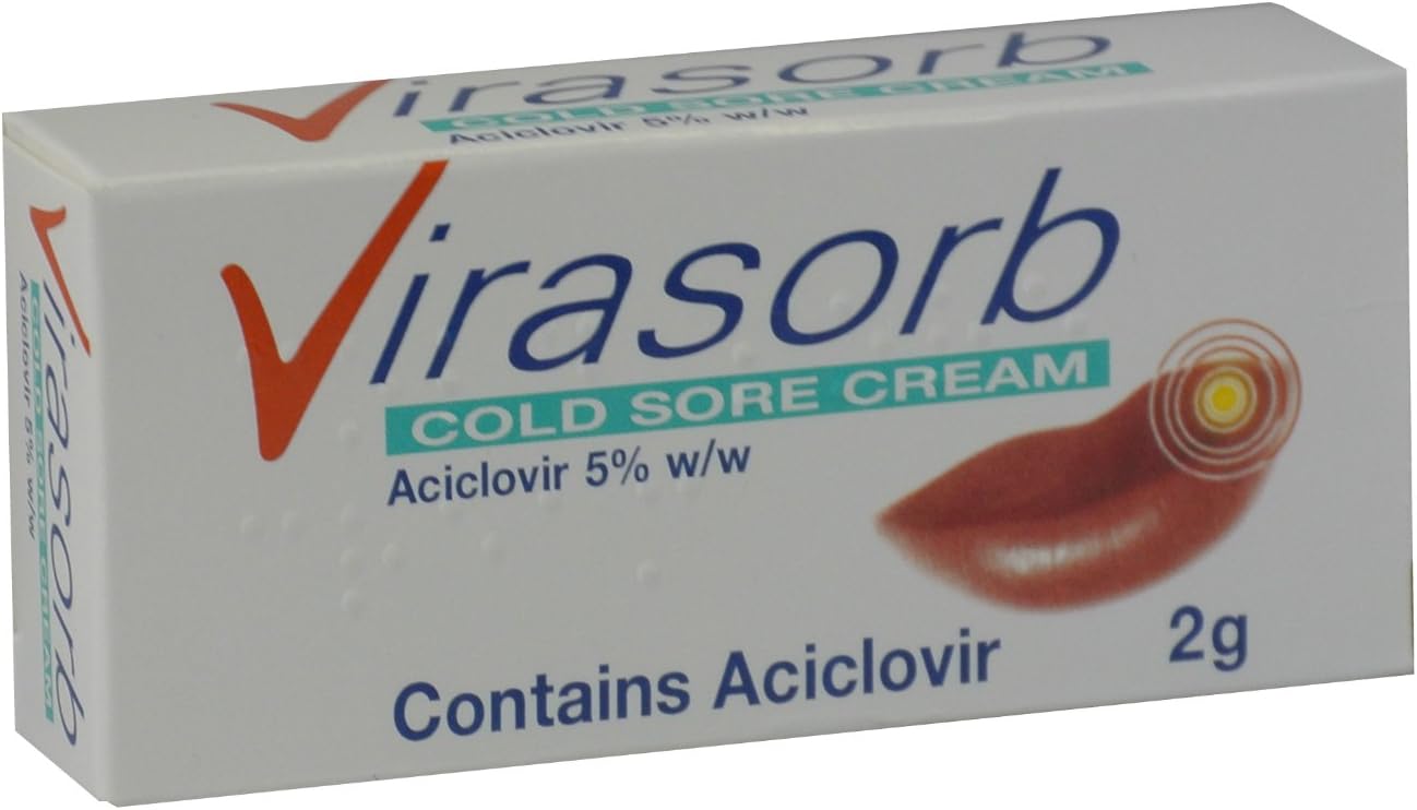 2 x Virasorb 2g 5% Cold Sore cream (2 Packs), 2 g (Pack of 2) - Image 3