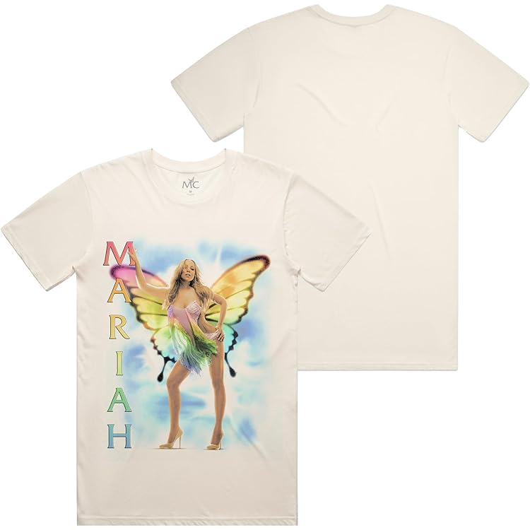 Mariah Carey Official Merch Rainbow T-Shirt | Amazon.com