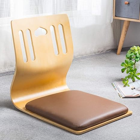 Amazon Com Wood Tatami Zaisu Floor Chair Lazy Sofa Game