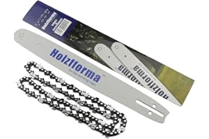 Farmertec Holzfforma® 16Inch Guide Bar &Saw Chain Combo .325 .058 66DL Compatible with Husqvarna Jonsered Dolmar McCulloch Cu