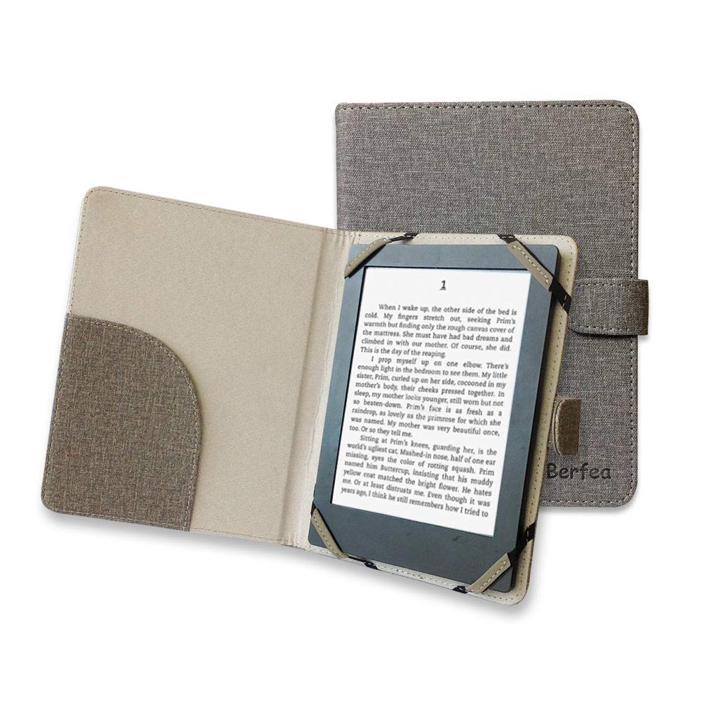Berfea Case Cover Sleeve for 7.8 inch e-Book Reader compatible with Pocketbook inkpad 3 pro 740,Onyx BOOX Nova Air 2, Nova Air C,BOOX Edison ,Likebook ,Icarus illumina XL 7.8 inch eReader (Grey)