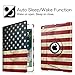 Fintie Rotating Case for iPad 6th / 5th Generation (2018/2017), iPad Air 2 / Air 1 (9.7 Inch) - 360 Degree Rotating Stand Cover Auto Sleep Wake, US Flag