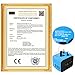 [Upgraded] Universal Travel Adapter International Power Adapters European Adapter, 3 USB & Type C Charger, All in One Adapter Wall Charger for US UK AUS EU Asia Phone/Laptop 150+Countries, Blue