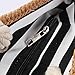 We We Summer Beach Bag Duffel Bags Waterproof Canvas Tote Hand Bag for Women Girls, Style 02, Stripe Black Large
