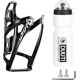 Suruid Bike Bottle Holder & Cage - Ultralight Plastic, BPA-Free 25oz Water Bottle for MTB & Road Bikes