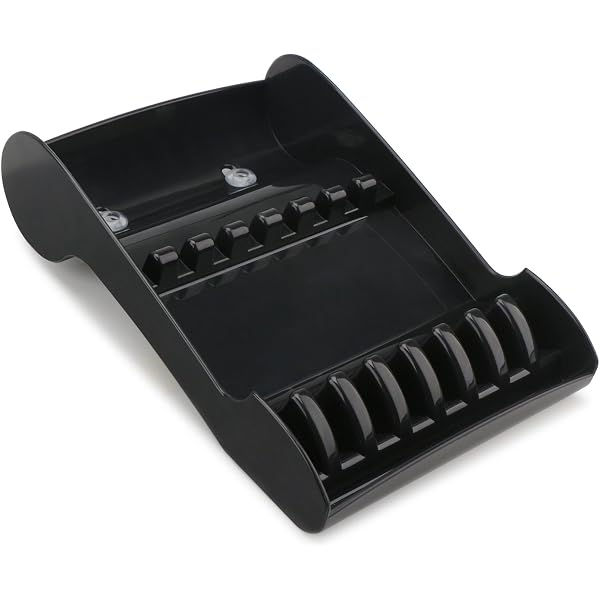 Beaupretty Aufbewahrungsbox Für 10 Haarschneide-Kämme - Transparente Kunststoff-Organizer-Box