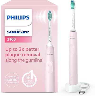 Philips Sonicare 3100 Electric Toothbrush HX3671/11 Sugar Rose