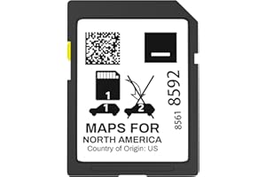 ULFENG 85618592 2023 Updated Navigation SD Card Map Compatible with GM GMC Acadia Canyon Sierra Yukon Cadillac Ct4 Ct5 Ct6 Buick Enclave Encore USA/CAN/MEX