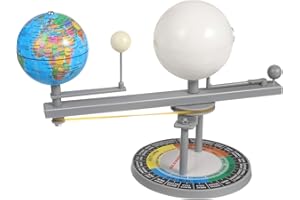 NUOBESTY Sun-Moon-Earth Orbital Model - Astronomy Educational Apparatus for Simulating Solar, Lunar Eclipses, and Celestial Movements for Science Teaching and Astronomy Enthusiasts