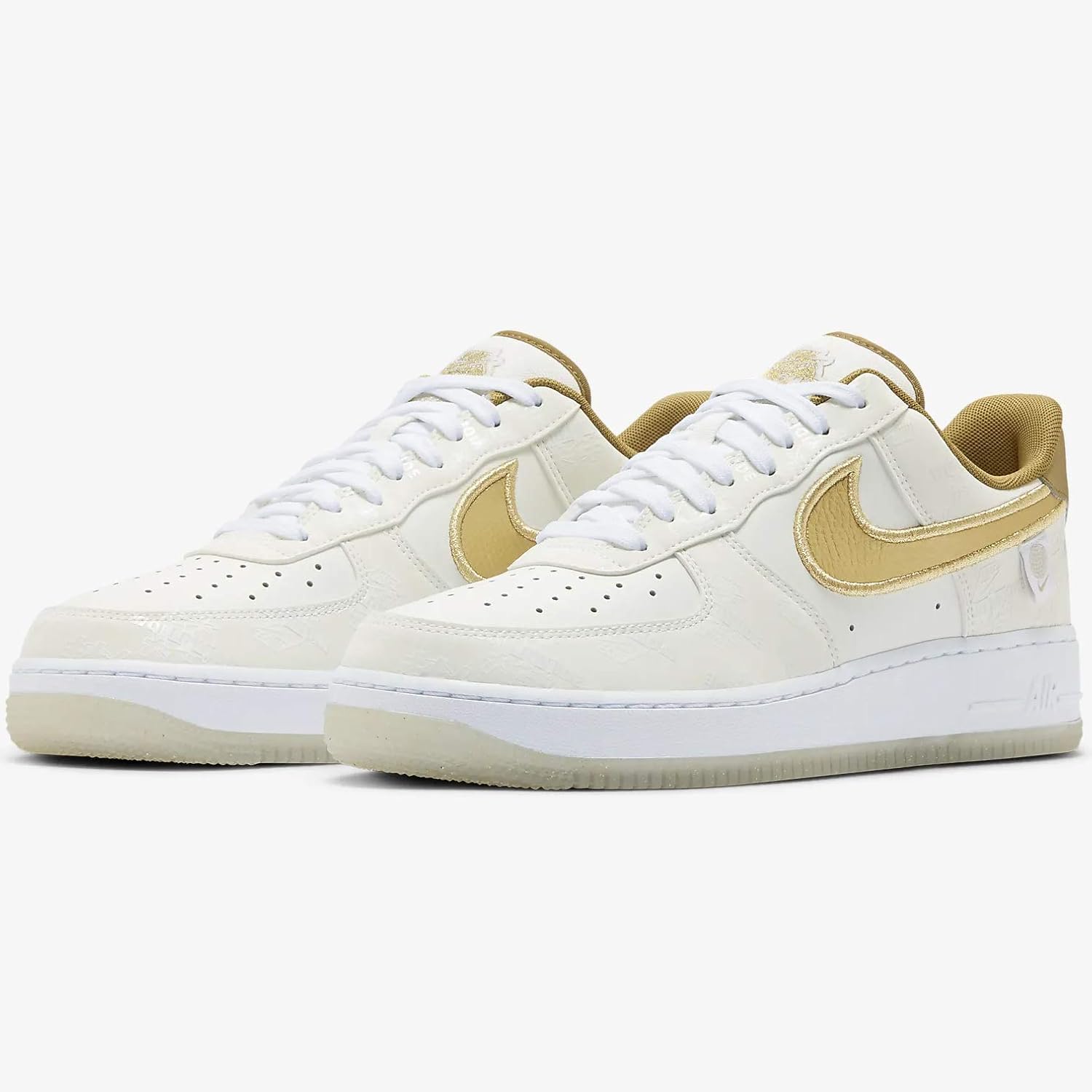 nike air force 1 07 white gold