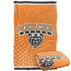 Mercer University Bears Blanket, 36"x58" Logo