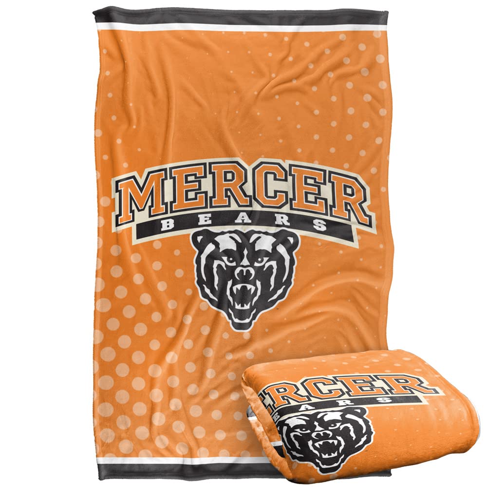 Mercer University Bears Blanket, 36"x58" Logo