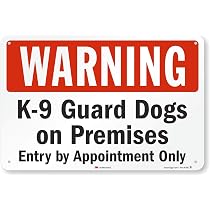 SmartSign No Dog Walking Private Property Aluminum Sign - 40 Mil Thick With Symbol