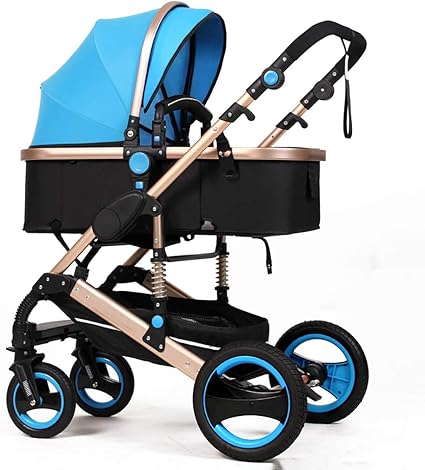 stroller with big storage basket
