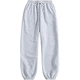 GORGLITTER Women's Elastic Bottom Sweatpants High Waist Stretch Loose Casual Lounge Athletic Joggers with Pockets
