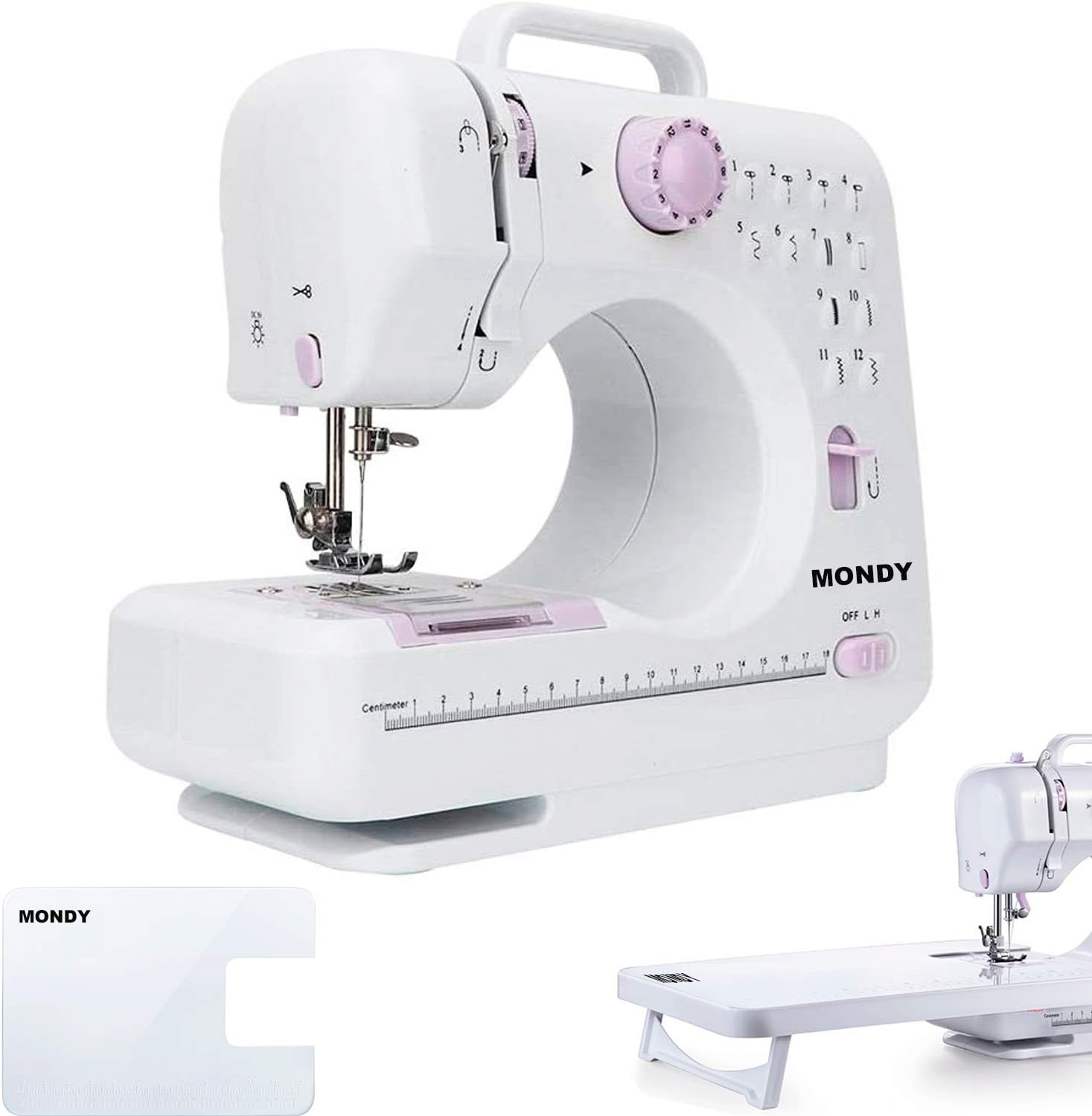Sewing Machine, 12 Stitches, Extension Table (FHSM505)